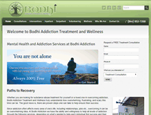 Tablet Screenshot of bodhiaddiction.com